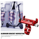 X-81 Motorcycle Bicycle Electric Scooter Handlebar Phone Holder (Red) Newly