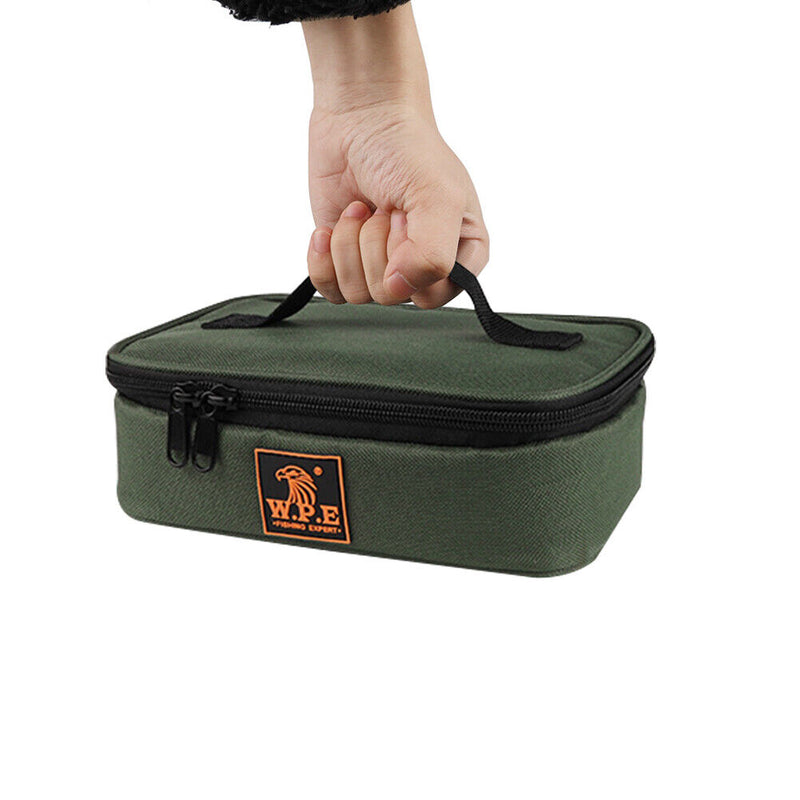 Waterproof Lures Hook Box Fishing Tackle Bait Line Reel Storage Bags (S) Newly