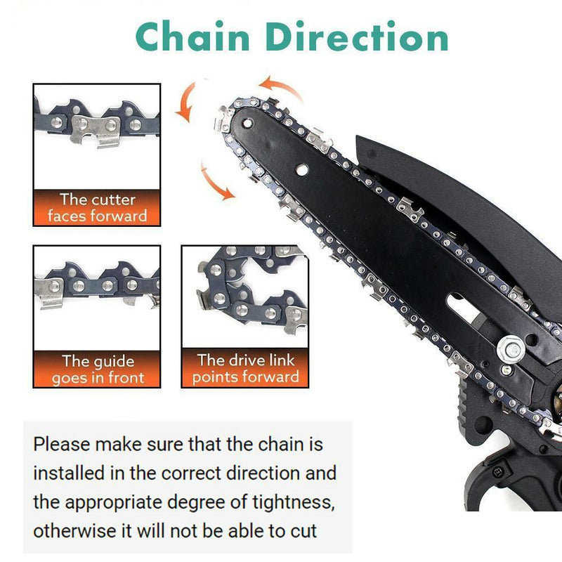 4/6 Inch Chainsaw Chain Chain Guide Plate Chainsaw Chains and Chains Guide Plate