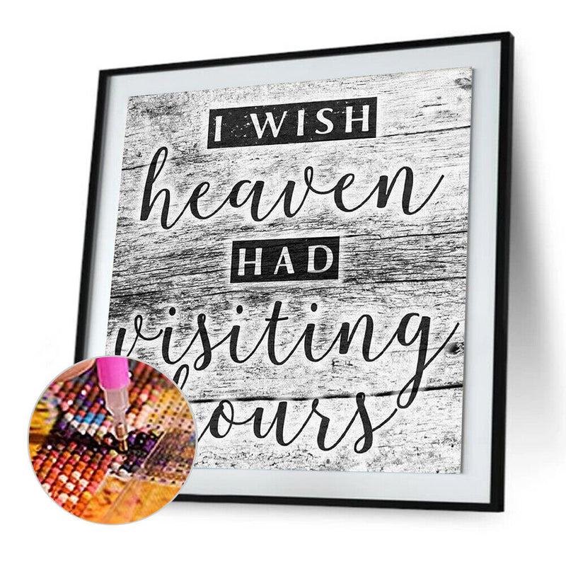 5D DIY Full Drill Diamond Painting Letter Embroidery Mosaic Kit (JH058)