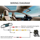 4.3 inch Car Mirror Monitor Auto Parking System with 8LED Rear View Camera Newly