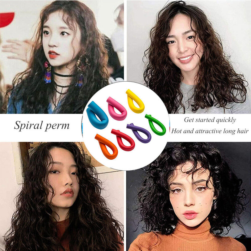 Flexible Hair Rollers Sleeping Hairdresser Tools Hair Wave Curling Rods No Heat