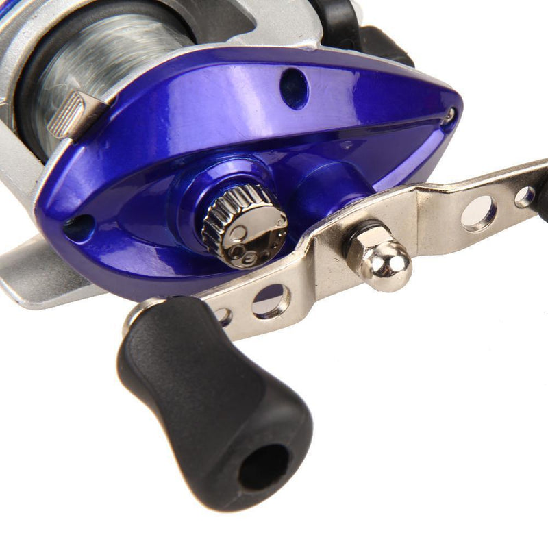 Right Hand Baitcasting Reel Speed Ratio 3.3:1 High Strength ABS Kun