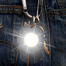 Mini LED Flashlight Work Light Portable Outdoor Strong USB Charge Keychains Lamp