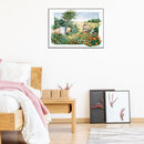 11CT 3 Beach Printed Full Embroidery Back Garden Needlework Cross Stitch Kit