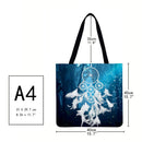 Dream catcher printed Shoulder Shopping Bag Casual Large Tote Handbag
