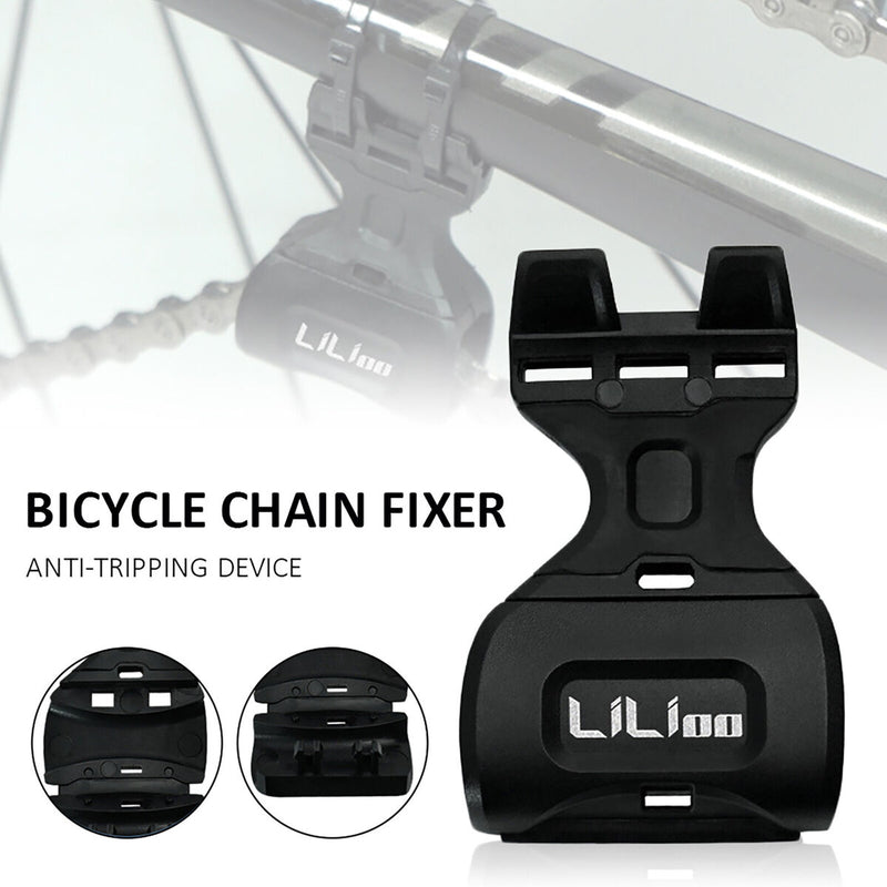 Mountain Bike Bicycle C-Guide Chain Tensioner Guide Catcher Anti-Drop Black