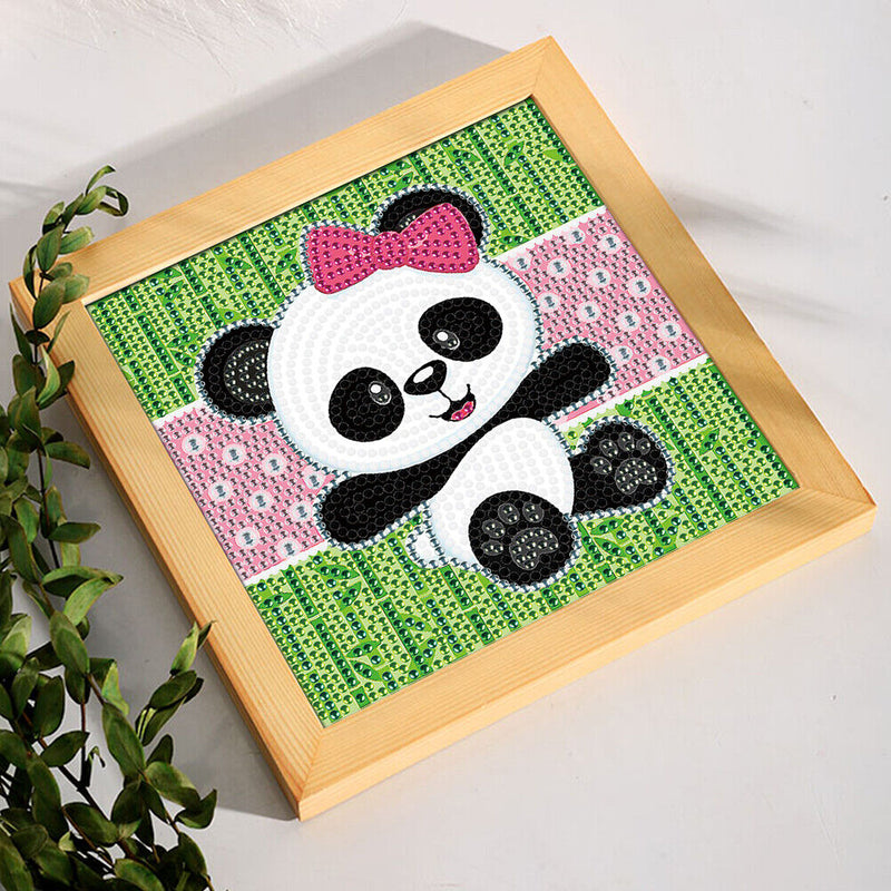 #A 5D DIY Diamond Painting Cartoon Animal Full Round Drill Crystal Kit Art Pictu