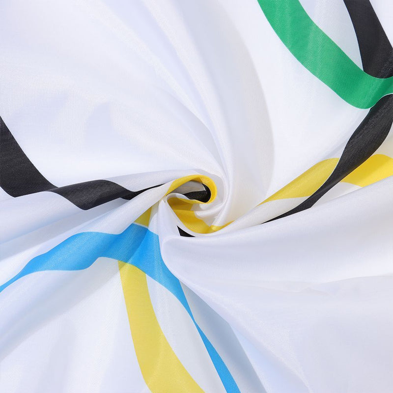 Olympic Decorations Outdoor Banner Olympics Game Flag Polyester Fabric
