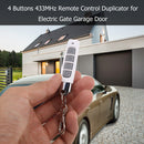 433MHz Remote Control Duplicator for Gate Garage Door Opener (A Grey+White)