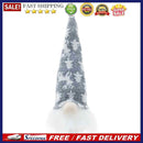 LED Light Up Glow Hanging Faceless Gnomes Pendant Christmas Ornament (B Grey)