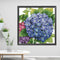 Partial Embroidery Hydrangea Printed Cross Stitch 14CT 2 Strand Cotton Kit Newly