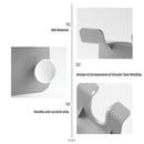 Rack Self-Stick Storage Punch-free Hair Dryer Rack Hair Dryer Holder Hanger