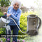 1L Long Mouth Garden Planting Sprinkler Pot Stainless Steel Transparent Watering
