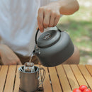 #A 0.8L/1.4L Camping Boil Water Kettle Large Capacity Water Kettle Picnic Tablew