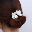 flower White Headband Accessories Hair Styling Tool Hairpin Hair Bun Maker