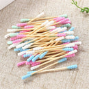 Care Applicator Tool Buds Sticks Cotton Swabs Bamboo Wood Nose Ears Cleaning