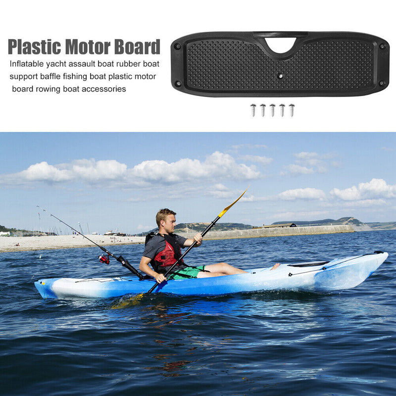 Inflatable Yacht Boat Transom Plate Rubber Outboard Mounting Engine Bracket