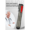 Emergency Medical LED Flashlight Pen Clip Light Torch First Aid Work Lights