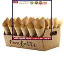 Confetti Cone Holder Box - Stand Tray Box Total of 30 Holes for 30 Confetti