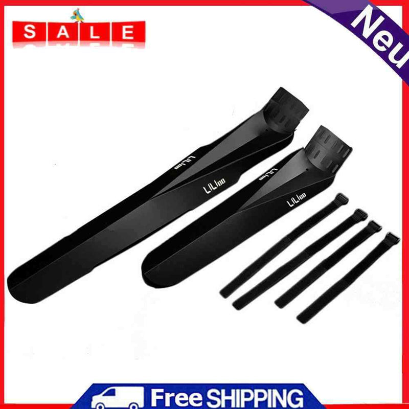 Folding Fenders Wings Rear Tire Wheel Mudguard Kits for Fixed Gear Mountain Bike
