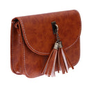 women messenger bags crossbody bags ladies shoulder purse(Light brown)