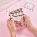 17 Key Crystal Transparent Kalimba Acrylic Thumb Piano Musical (Deer) Newly