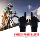 Windproof Touch Screen Gloves Outdoor Cycling Reflective Full Finger Gloves