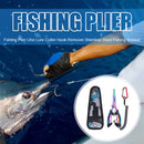 Steel Fishing Plier Tongs Lure Braid Line Cutter Hook Remover Fishing Scissors