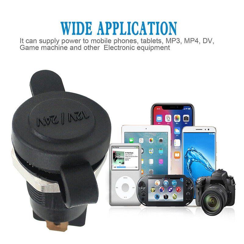 CS-049A1 EU Car Cigarette Lighter Socket Power Outlet for 12V 24V Car Marin