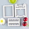 Plastic Cookie Cutting Mold Small Bed Shape Biscuit DIY Sugar Mold Baking U8K6