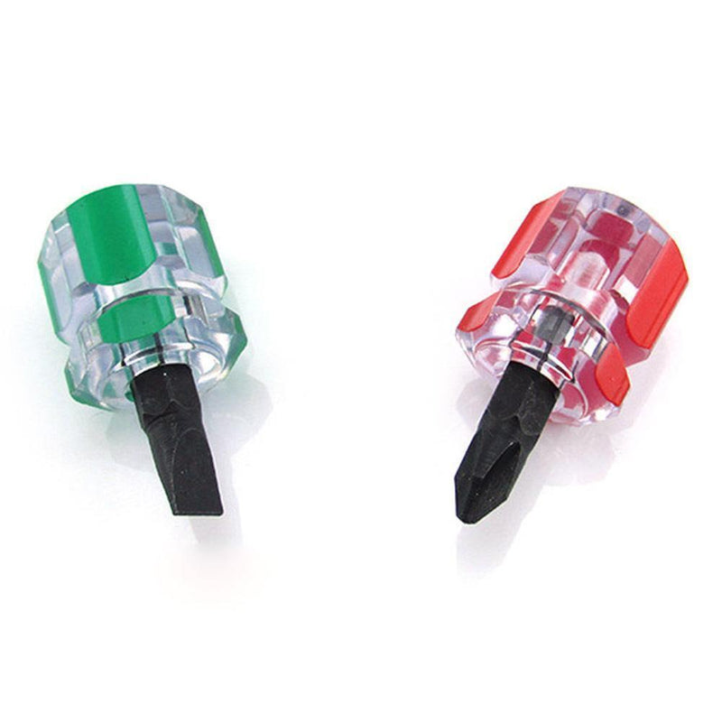 2pcs/set Multi-use 1/2inch PP Handle Insulated Phillips Slotted Screwdriver