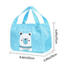 Tote Food Oxford Heat Preservation Cartoon Lunchbox Bag Picnic Lunch Bags