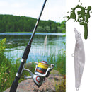 10pcs 8.9cm 12g Artificial Fishing Lure Transparent Embryo Body Hard Baits Set