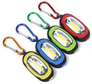Portable Magnetic Key Chain Flashlight Torch COB LED Light Lamp Camping Lantern