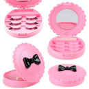 Pink Makeup Tool False Eyelash Box Lashes Organizer Lashes Container Box