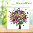 5D DIY Special Shaped Diamond Painting Butterfly Tree Embroidery Kits Wall