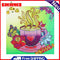 Coffee Flower Part Special Shaped Diamond Painting Mosaic Art Handicraft Picture