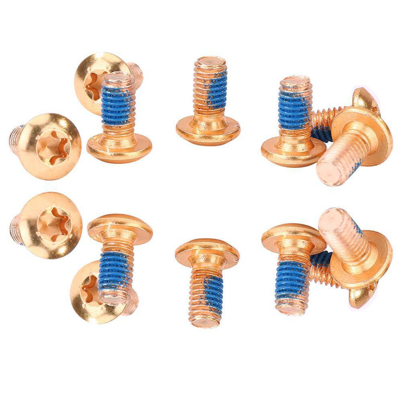 M5x8mm Disk Brake Rotor Bolts T25 Torx Titanium TI MTB Bike Water Bottle Bolt