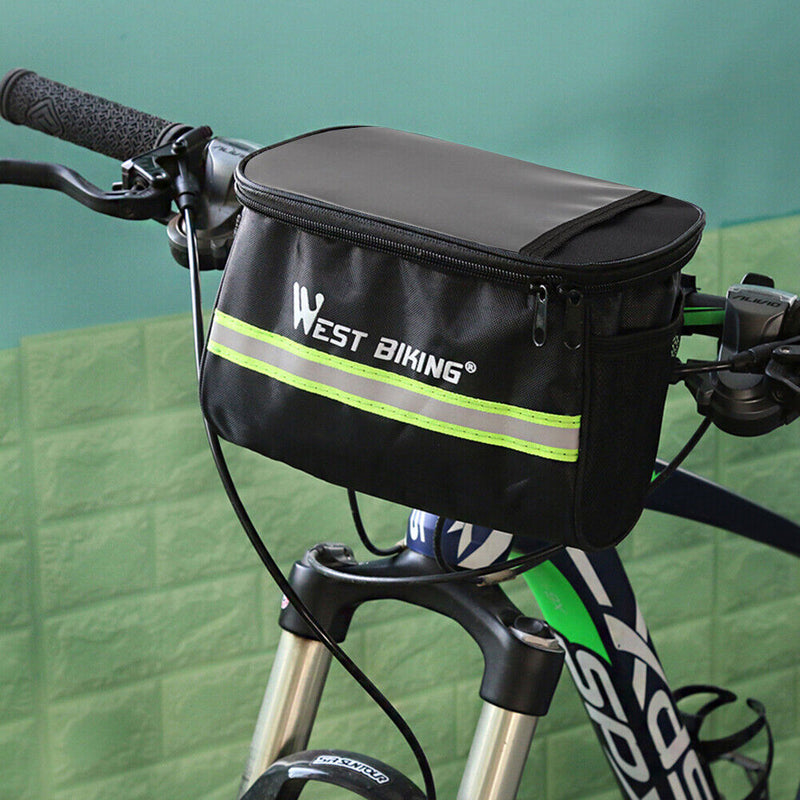 WEST BIKING MTB Bike Front Frame Bags Waterproof Bicycle Handlebar Bags