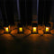 Retro Lantern Candle Twinkle Lamp LED Solar Light Outdoor Garden Hanging Decor