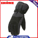 2pcs Winter Thickened Gloves Breathable Windproof Skiing Thermal Gloves Mittens