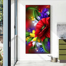 5D DIY Diamond Painting Poppy Flower Kits Full Square Drill Wall Decor Craf