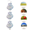 Bird Repellent Movie Owl Reflective Flashing Garden Brids Pigeon Crow Repeller