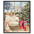 Full Embroidery Christmas Tree Present 11CT Printed Cross Stitch Cotton Decor