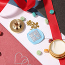 Sword Dance Round Wax Sealing Stamp Head for Wedding Invitation Gifts Craft Tool