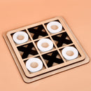X O Game Blocks Tabletop Wooden Parent-Child Battle Game Board Children Gifts