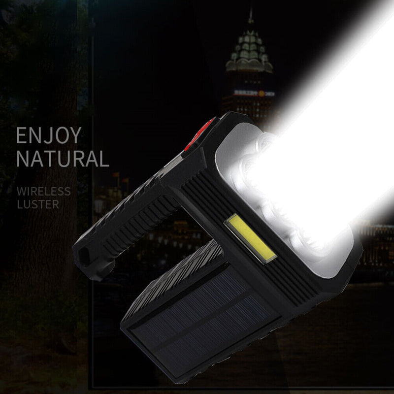 Portable LED Flashlight Rechargeable Searchlight for Fishing Camping Hand Lamp