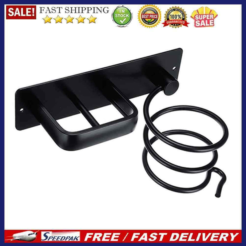 10kg Bearing Capacity Aluminum Hair Dryer Storage Rack Blower Organizer Shelf