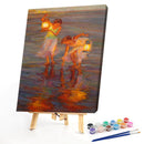 Frameless Oil Paint By Numbers DIY Acrylic Sea Girls Drawing On Canvas Craft Kit